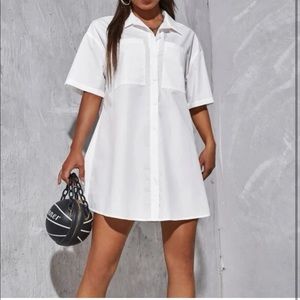 Freedom calls shirt dress